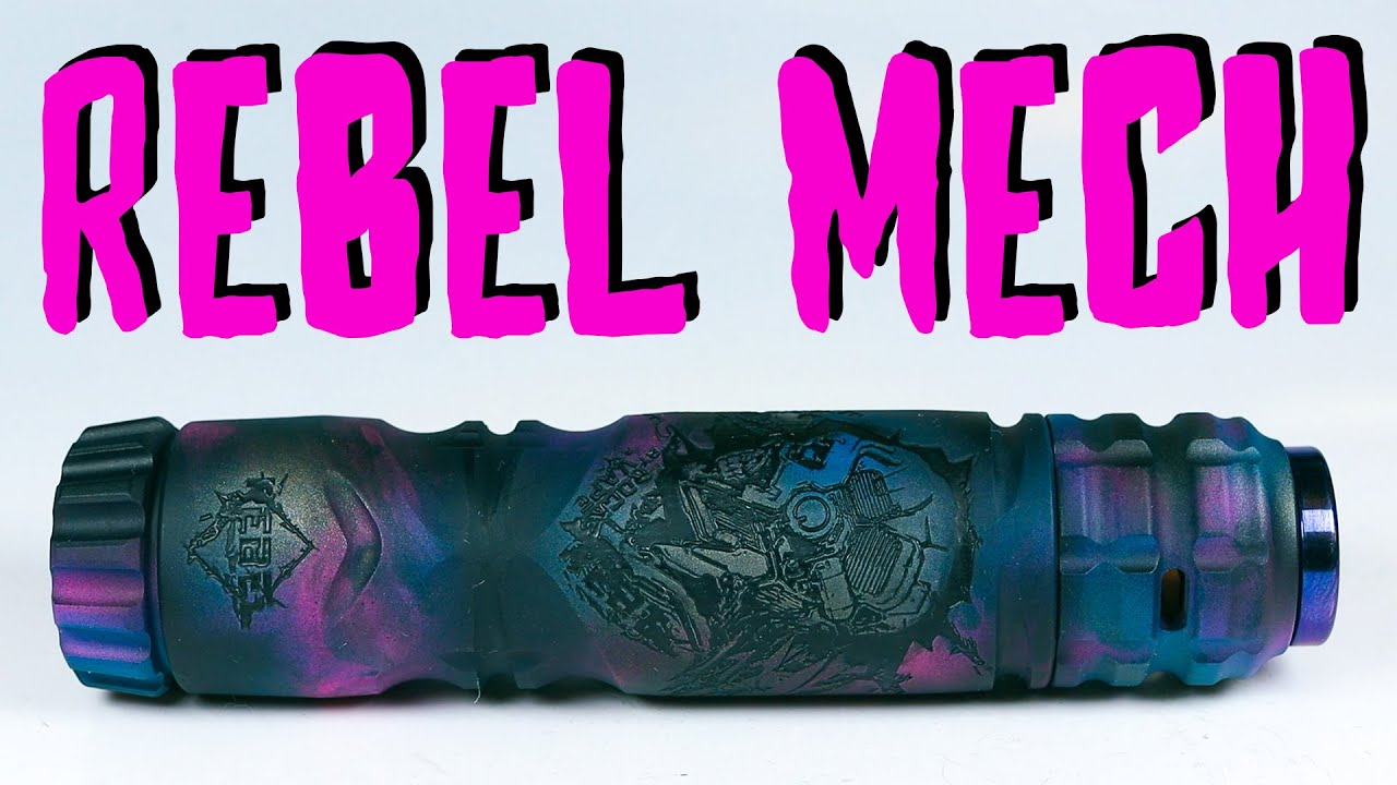 Rock Vape Mods - Rebel Mech Purple Storm LE + C-Gear RDA | Made in Russia