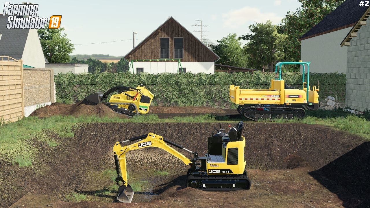 Terrassement Mini Engins | Travaux publics | Farming Simulator 19