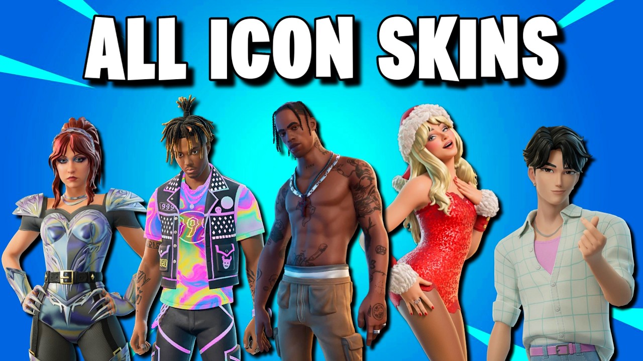ALL Icon Skins in Fortnite! (2019-2026)