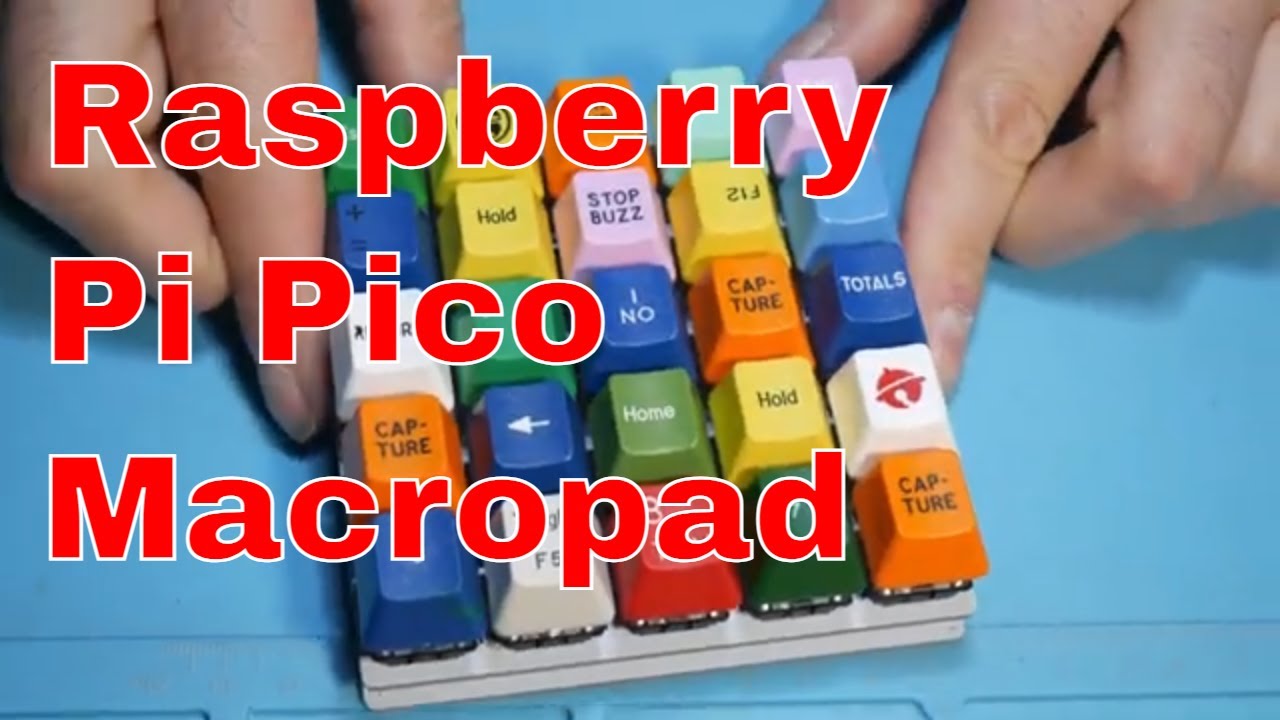 How to build a Raspbery Pi Pico 5x5 Macropad