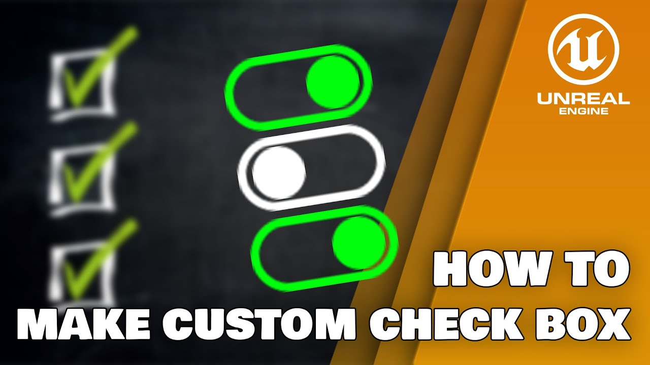 Unreal Engine 5 | How to make custom CHECK BOX easy