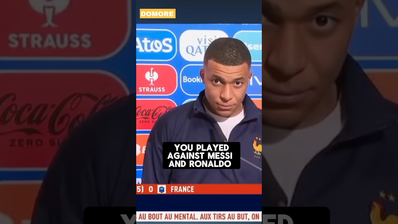 Kylian Mbappe About Who is the Best  Messi or Ronaldo.