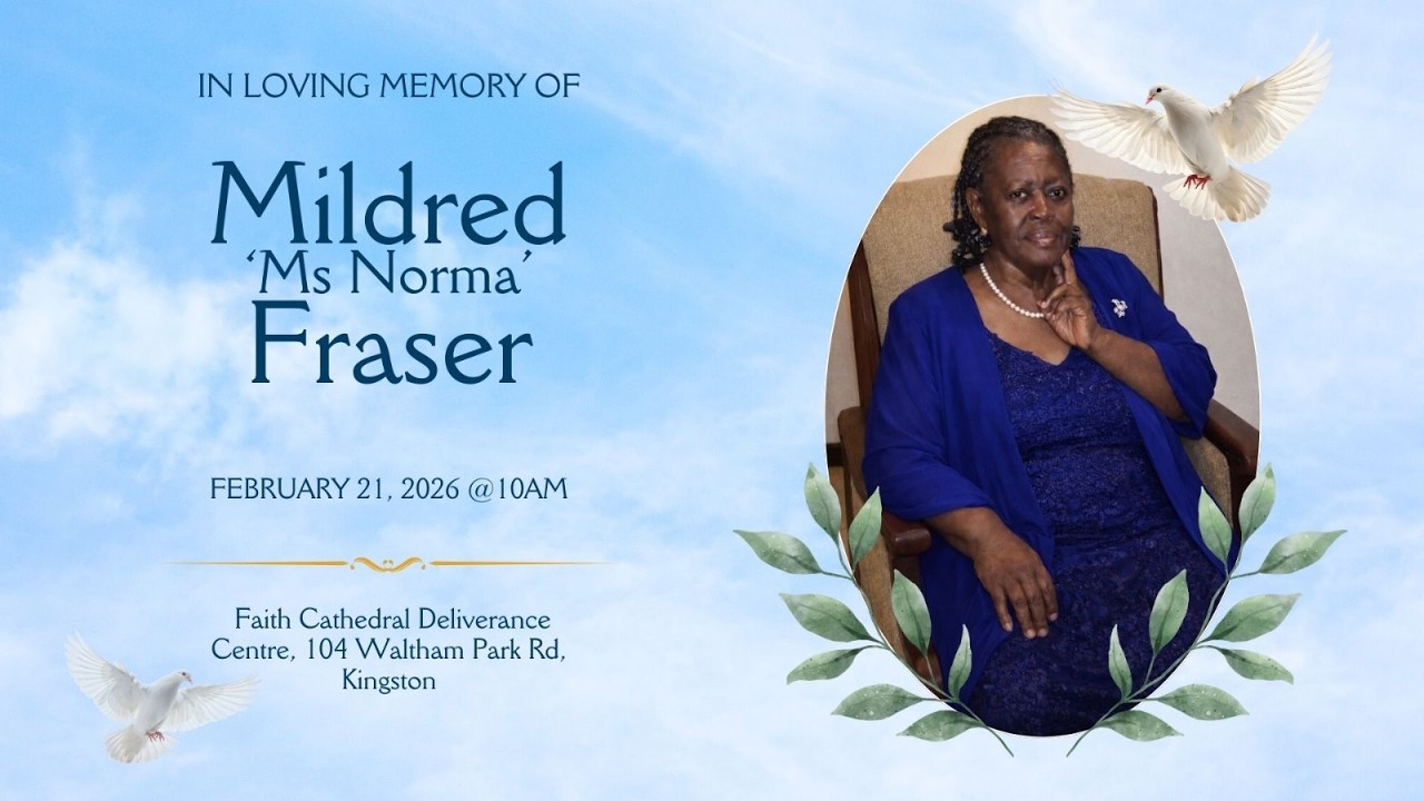 In Loving Memory of Mildred Fraser - Ms Norma.