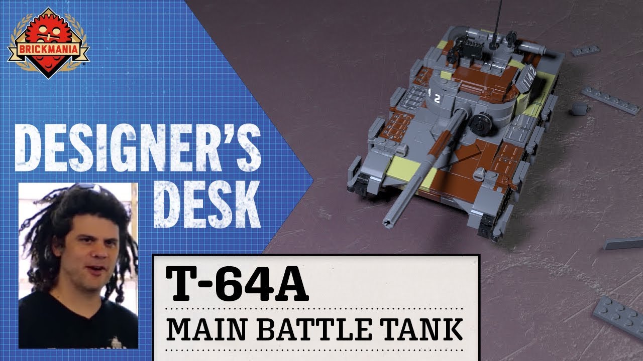 T-64A Main Battle Tank - Custom Military Lego - At The Designer’s Desk