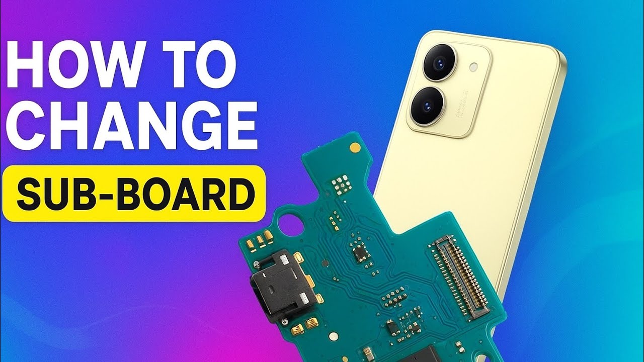 How to change Sub-Board step by step @SchoolofEEE111 #share #smartphone #repair #shorts #subscribe 