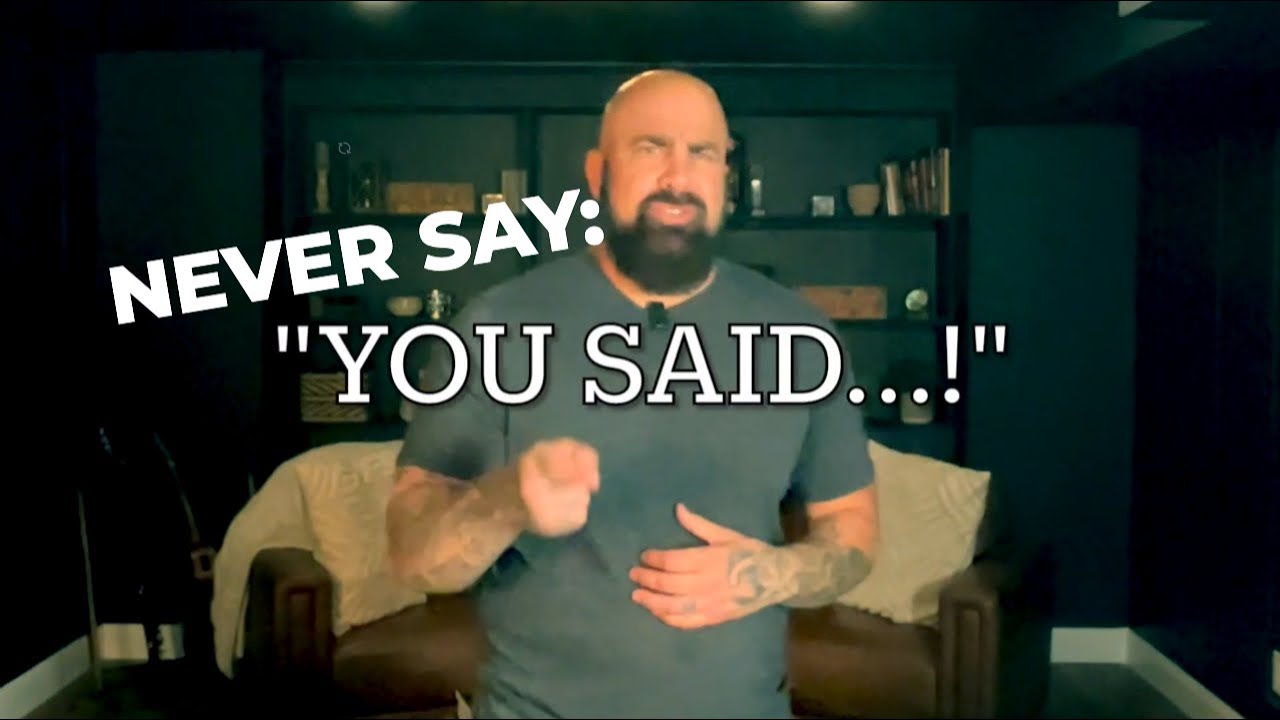 Never say, 