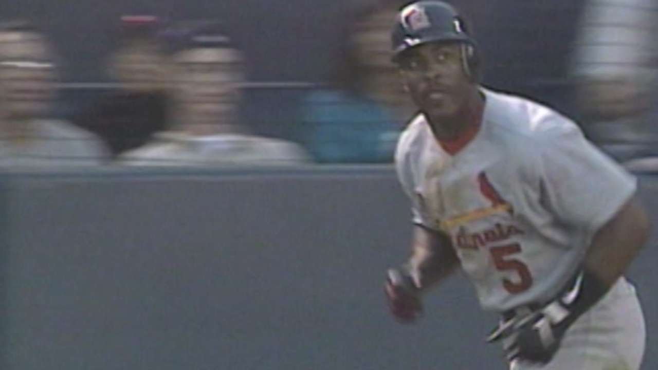 1996 NLDS Gm3: Gant opens the 6th with a home run