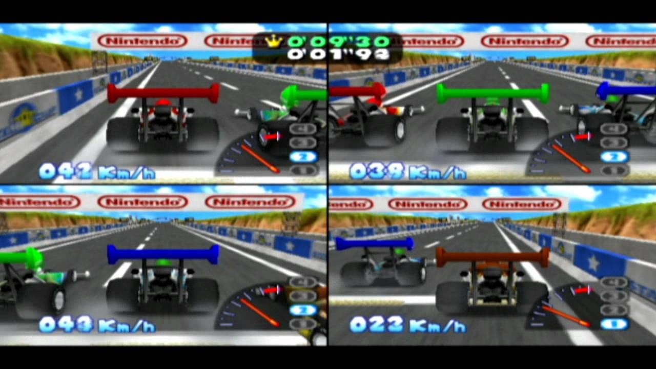 Mario Party 4 Mini Games - Mario Speedwagons