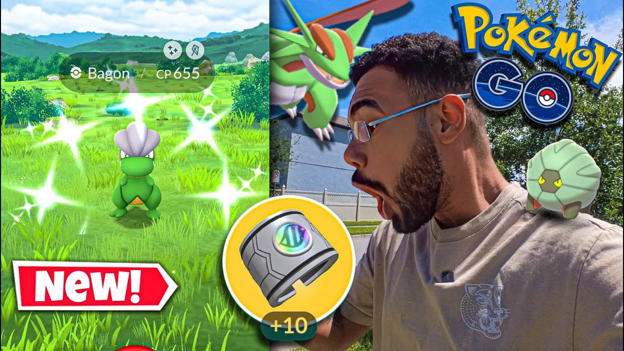 O MEGA *SHINY* SALAMENCE… PERDI A CABEÇA NO DIA DOS SHINIES… 🤯😍😱 