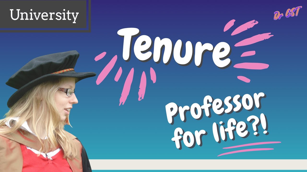 UNIVERSITY TENURE - Does it mean you are a professor forever?! US and UK contracts & differences!