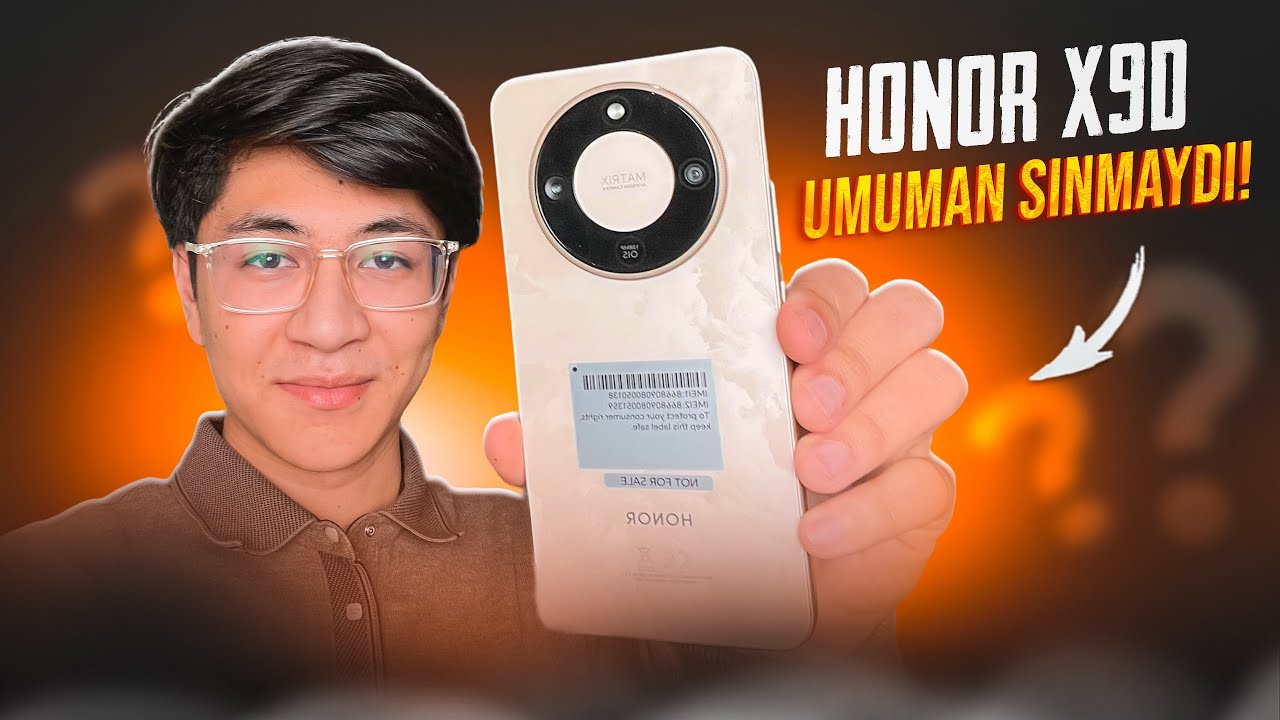 Honor X9D - O’zbek tilida to’lliq obzor! O’yinlarda qanday ishlab beradi? 