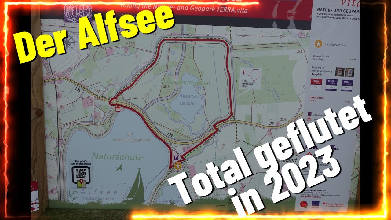 Der Alfsee im Dezember 2023#hochwasser