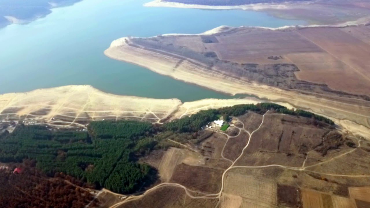 Копринка  и язовира от високо 19.11.2019 г