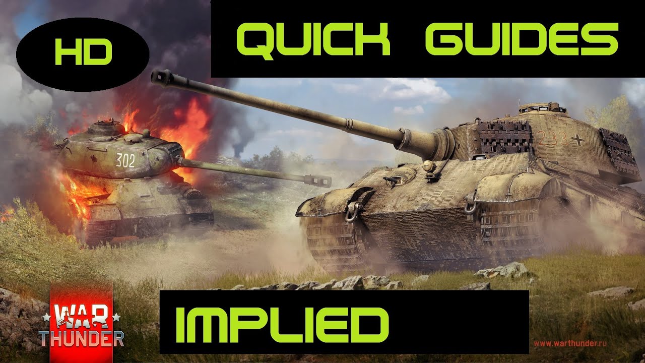 War Thunder GF Tutorial #04 Guide so spielt man Jagdpanzer richtig ( Panzer )