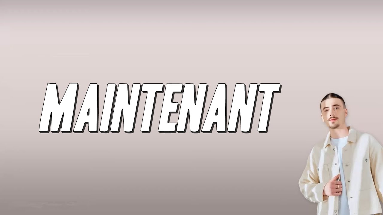 Pierre Garnier - Maintenant (Paroles)