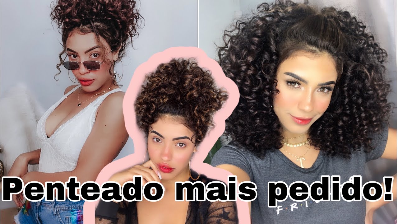 🙊👩🏻‍🦱🔥PENTEADO para cabelo CACHEADO e CURTO! O mais PEDIDO do INSTAGRAM. 💖🔥🥰