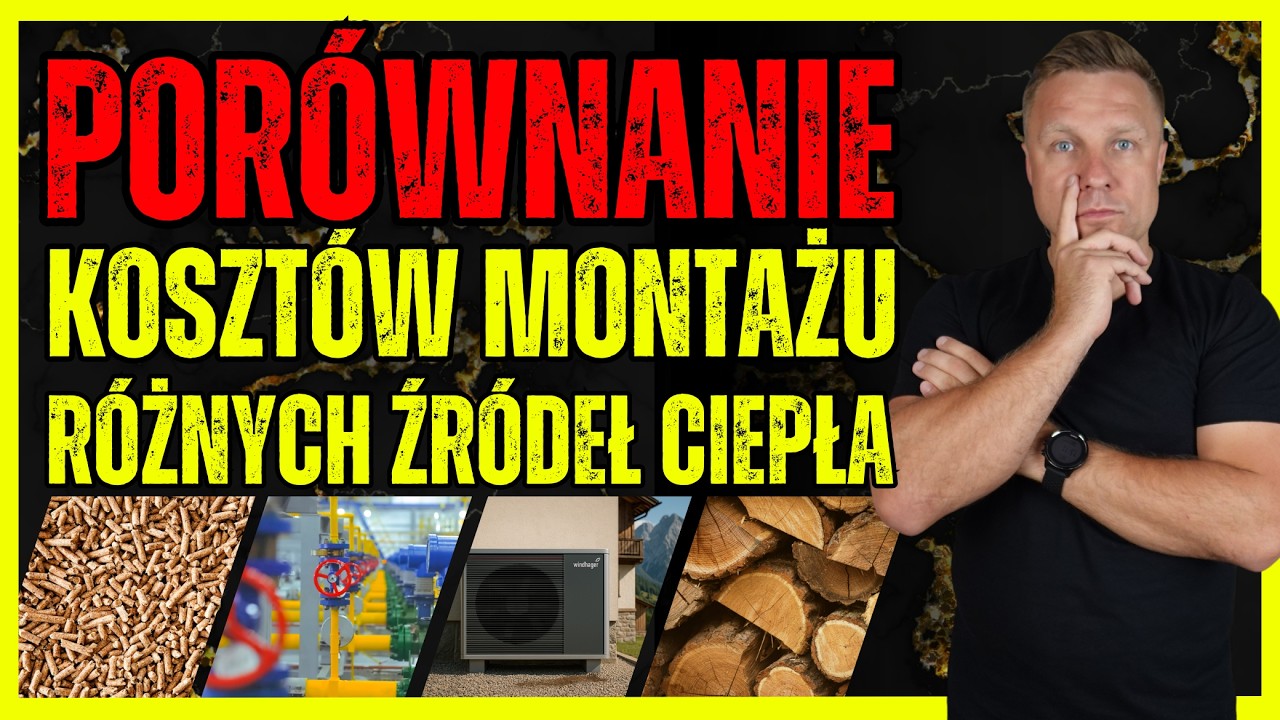 POR&Oacute;WNANIE koszt&oacute;w montażu KOTŁA na drewno, pellet, gaz oraz POMPY CIEPŁA? Ile kosztuje instalacja?