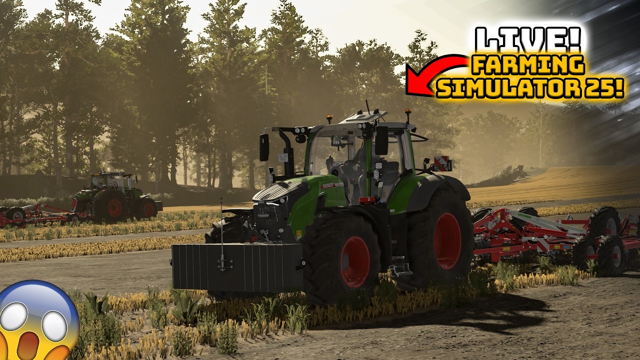 🔴LIVE! -  Robota w Gr więcej sprzętu niż talentu🥹 Farming SImulator 25 🔥 #fs25 #farmingsimulator25
