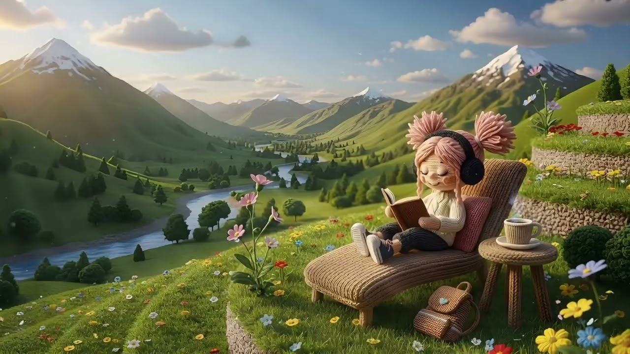 Relax Lofi Mountain Picnic ☀️ Lofi Hip Hop Music | Soft Lofi & Nature Mood | Gentle Escape