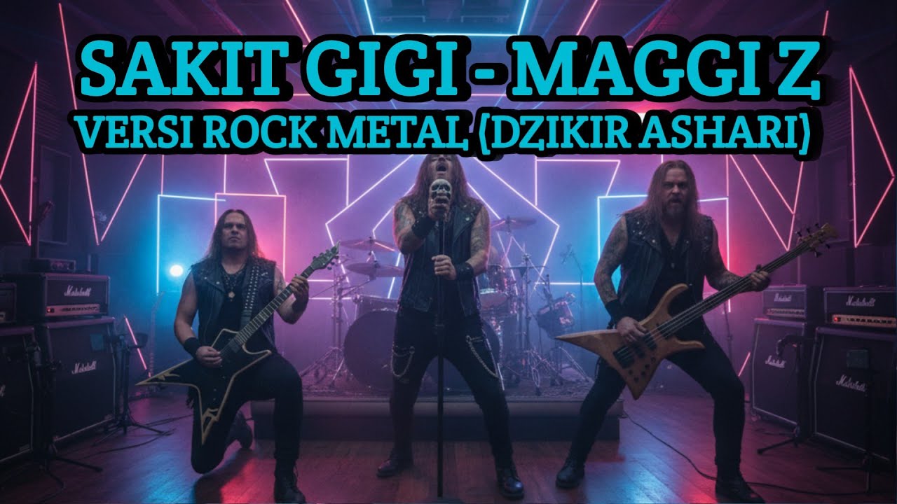 SAKIT GIGI - MEGGI Z VERSI ROCK METAL | DZIKIR ASHARI COVER (MUSIK AI) | SAKIT GIGI VERSI ROCK