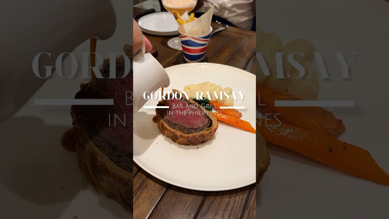 THE FIRST GORDON RAMSAY RESTO IN THE PHILIPPINES🔥 )FULL VID IN MY PROFILE)✨  #gordonramsay