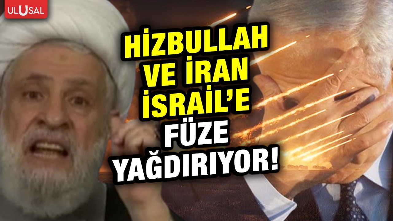 İran ve Hizbullah İsrail'i vuruyor! İkili füze saldırısı Tel Aviv'i yıktı geçti!