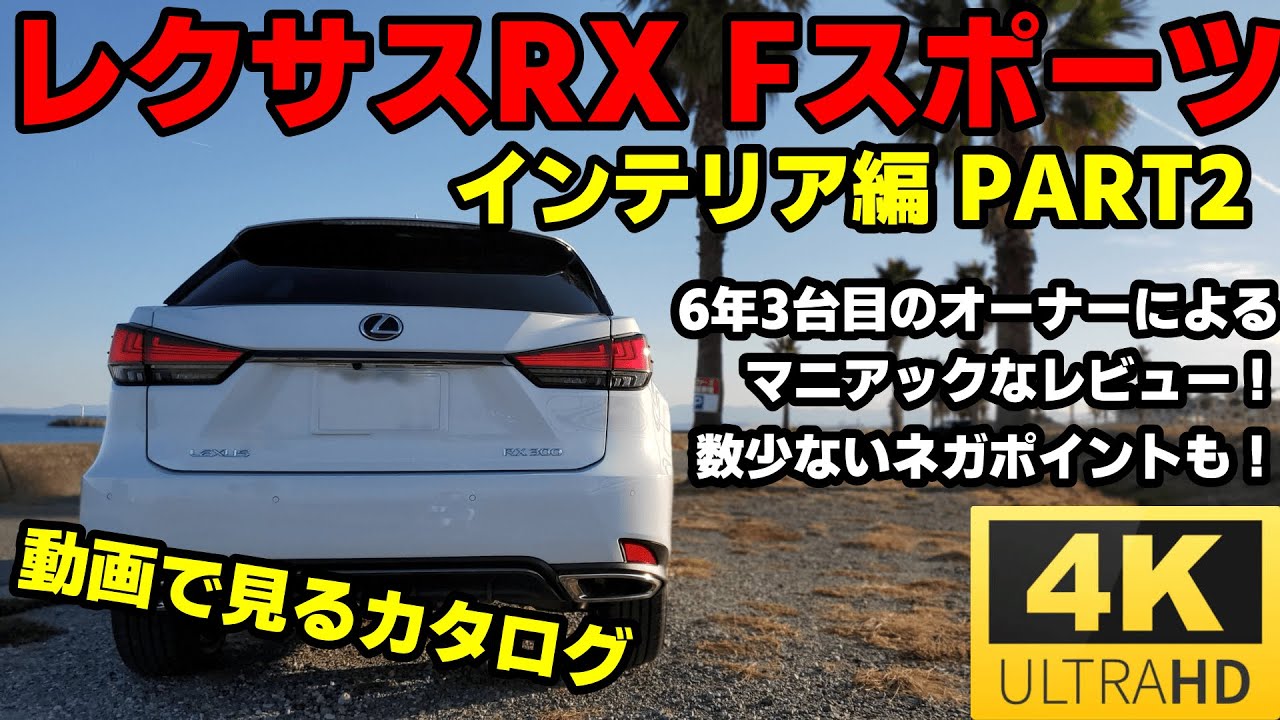 【レクサスRX】1年半インテリアレビューPART2！オーナー目線のマニアックな解説！ネガティブポイントはコレ！RX300Fスポーツ！
