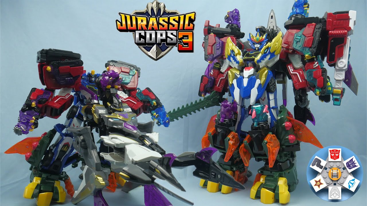 Jurassic Cops 3 - All Fusion Combos - Buster, Cannon, Hyper Modes, Perfect Juraking