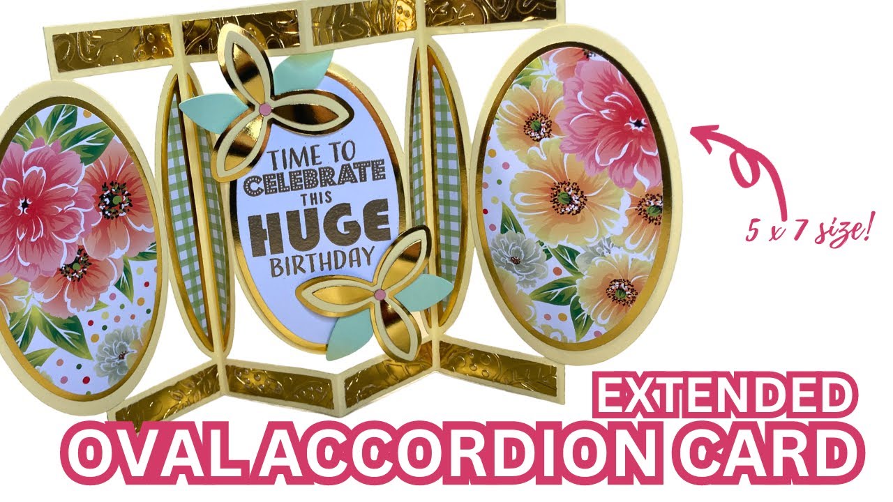 EXTENDED Oval Accordion Card | SHOWSTOPPERS 2