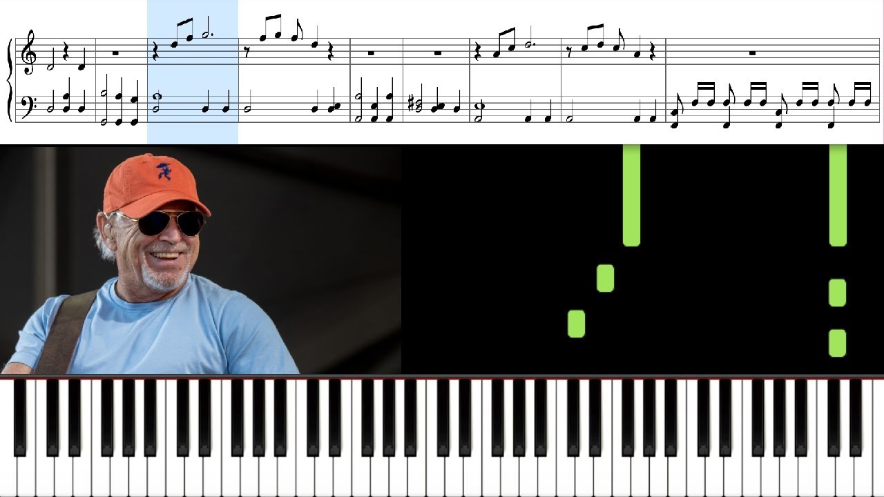 A Pirate Looks at 40 from Jimmy Buffet -  Piano Sheet Music