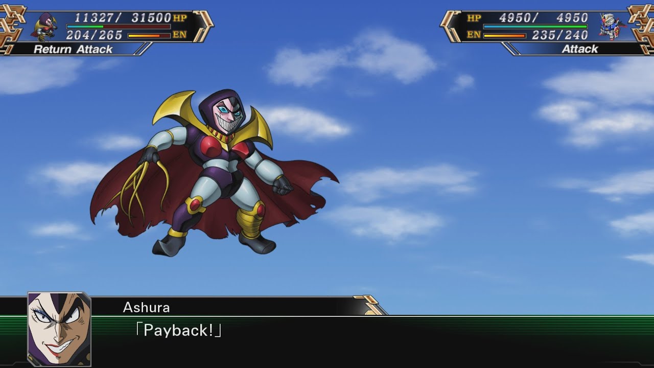 Super Robot Wars V - Baron Ashura Mechanical Beast Attacks | スーパーロボット大戦V - 機械獣あしゅら男爵 全武装