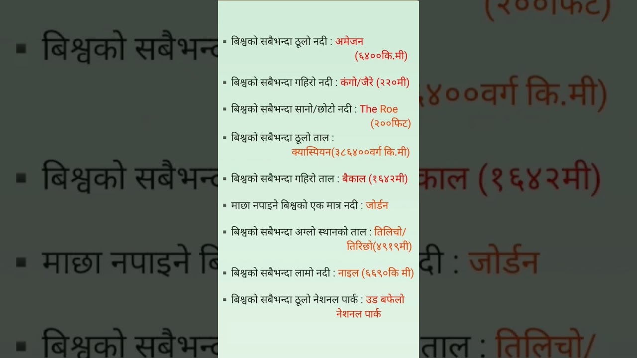 Questions|| GK Q&A|| #loksewa #gk #knowledge #study