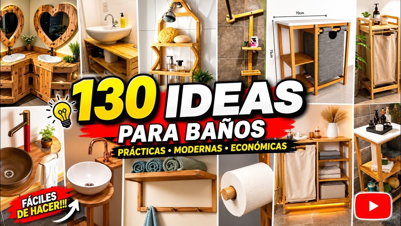 130 Ideas de madera para Baño que puedes hacer para vender y Generar Ingresos 🔥💰