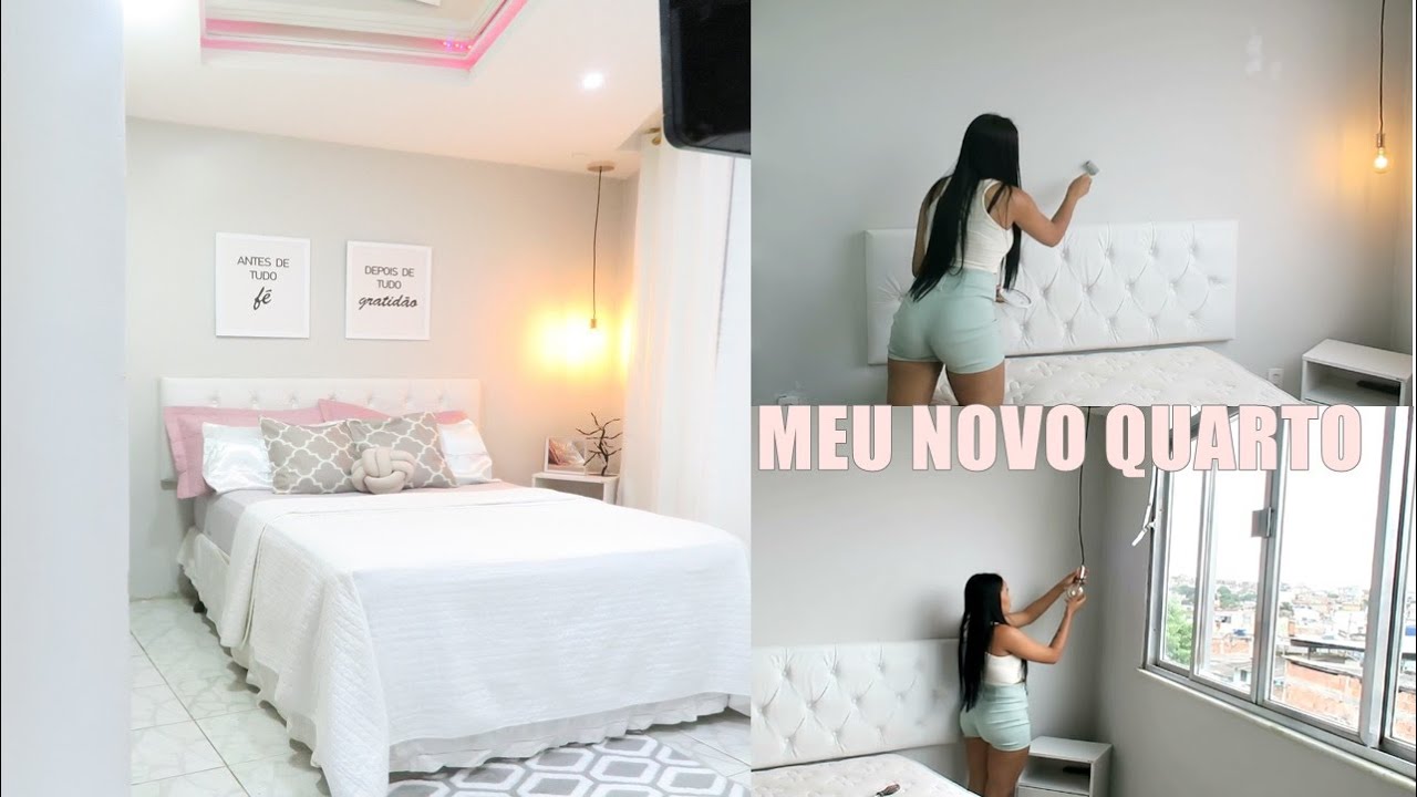 QUARTO DOS SONHOS | NÃO ACREDITEI NO RESULTADO| COLOCAMOS PENDENTE E PAPEL DE PAREDE