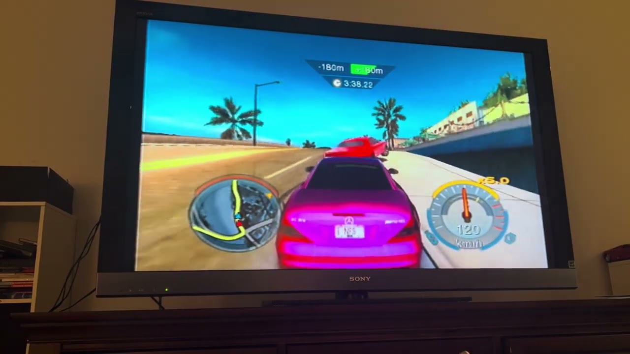 Need For Speed Undercover PS2 Highway Battle Silver 1:32.65 