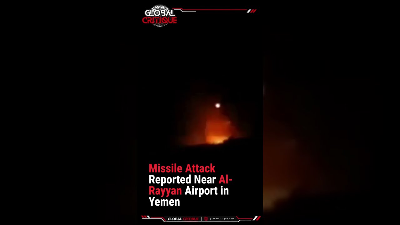 Houthi Drone Attack Targets Al Rayyan Airport in Yemen's Mukalla