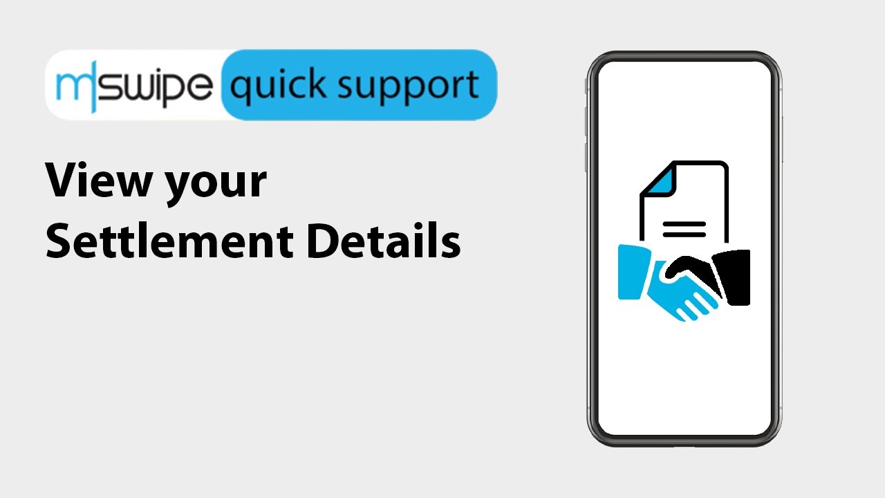 View your Settlement Details | Singapore Quick Support