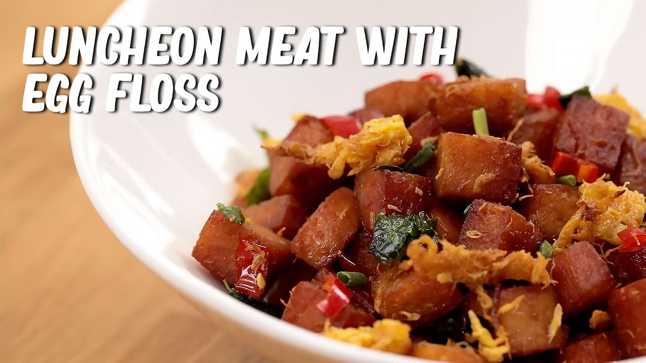 Crispy Luncheon Meat Egg Floss