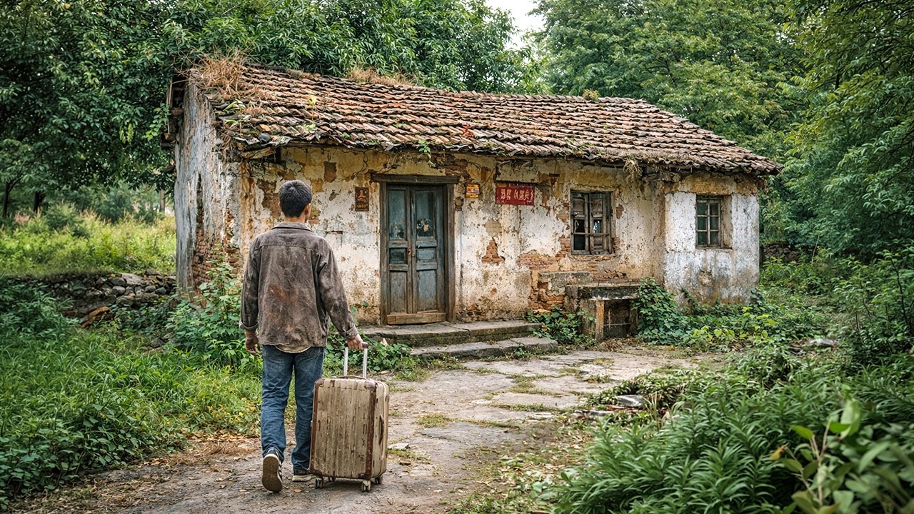 Disappointed with the house his grandfather left him, the man quickly transformed it into a paradise