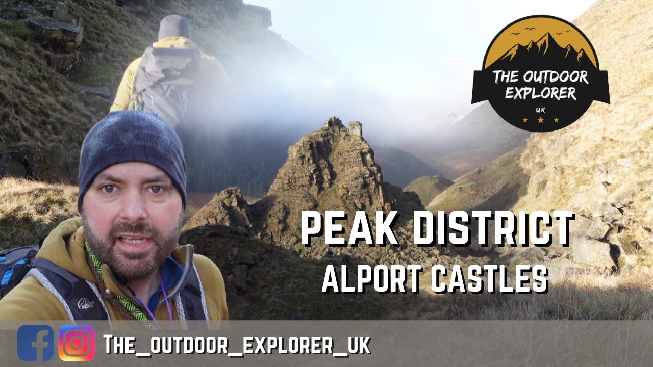 Alport Castles - The Best Wild Camping Location In The Peak District ? Wild Hike 4K