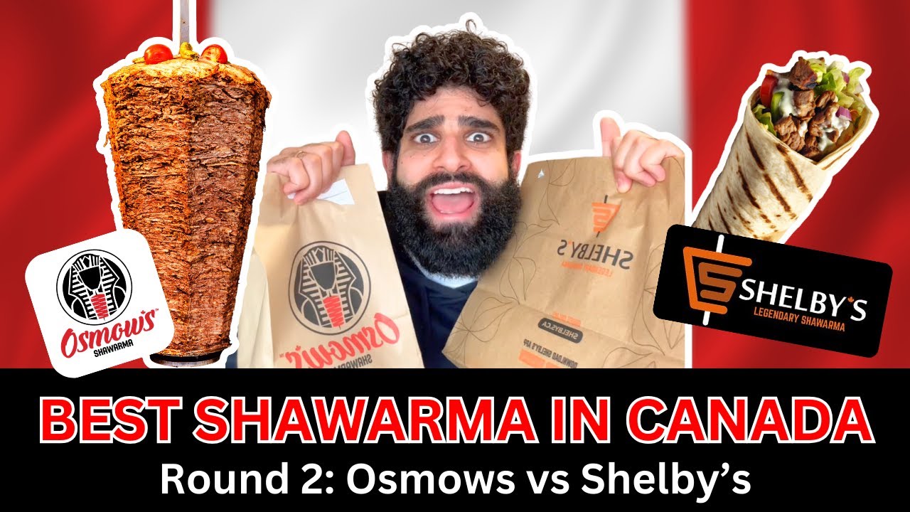 Finding the BEST Chicken Shawarma in Canada 🇨🇦 Round 2: Osmows vs Shelby's