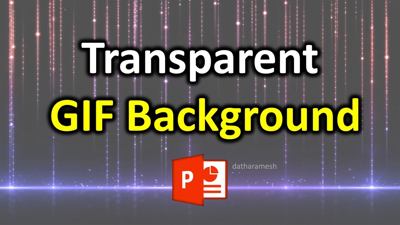 How to Make Transparent GIF Background In PowerPoint