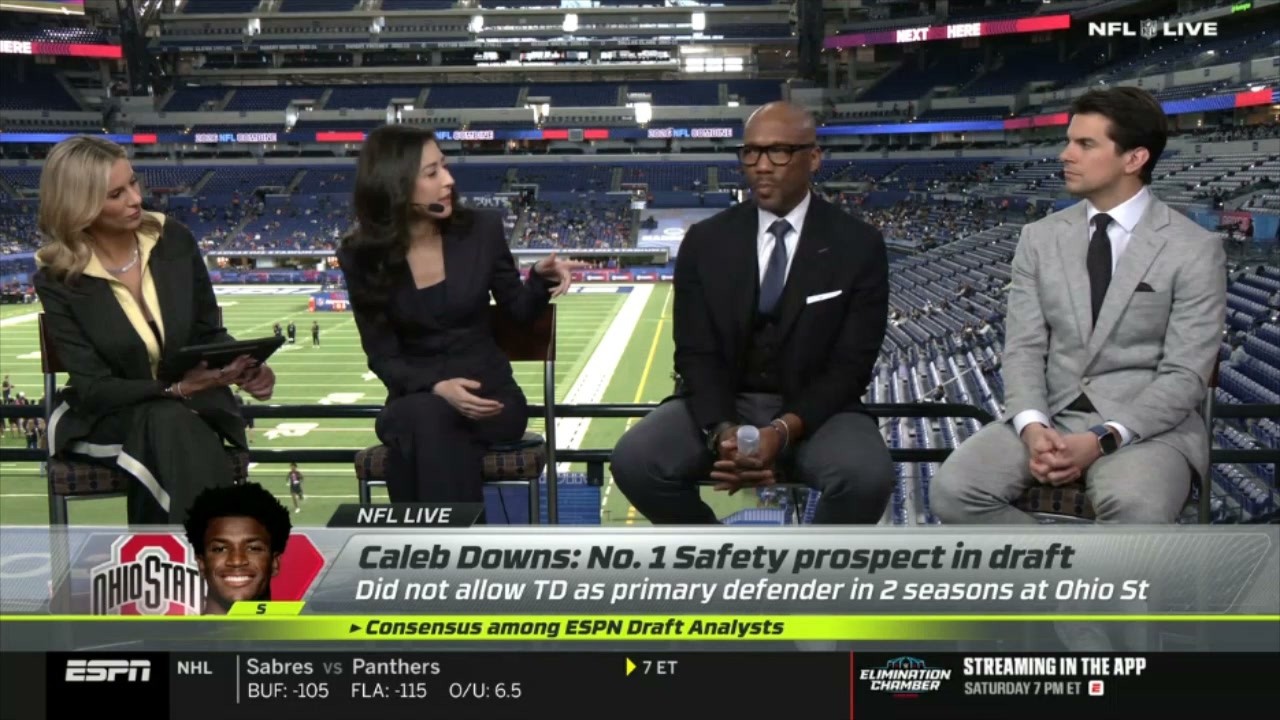 Caleb Downs is the best defender in NFL draft? Vikings trade JJ McCarthy this offseason? | NFL LIVE
