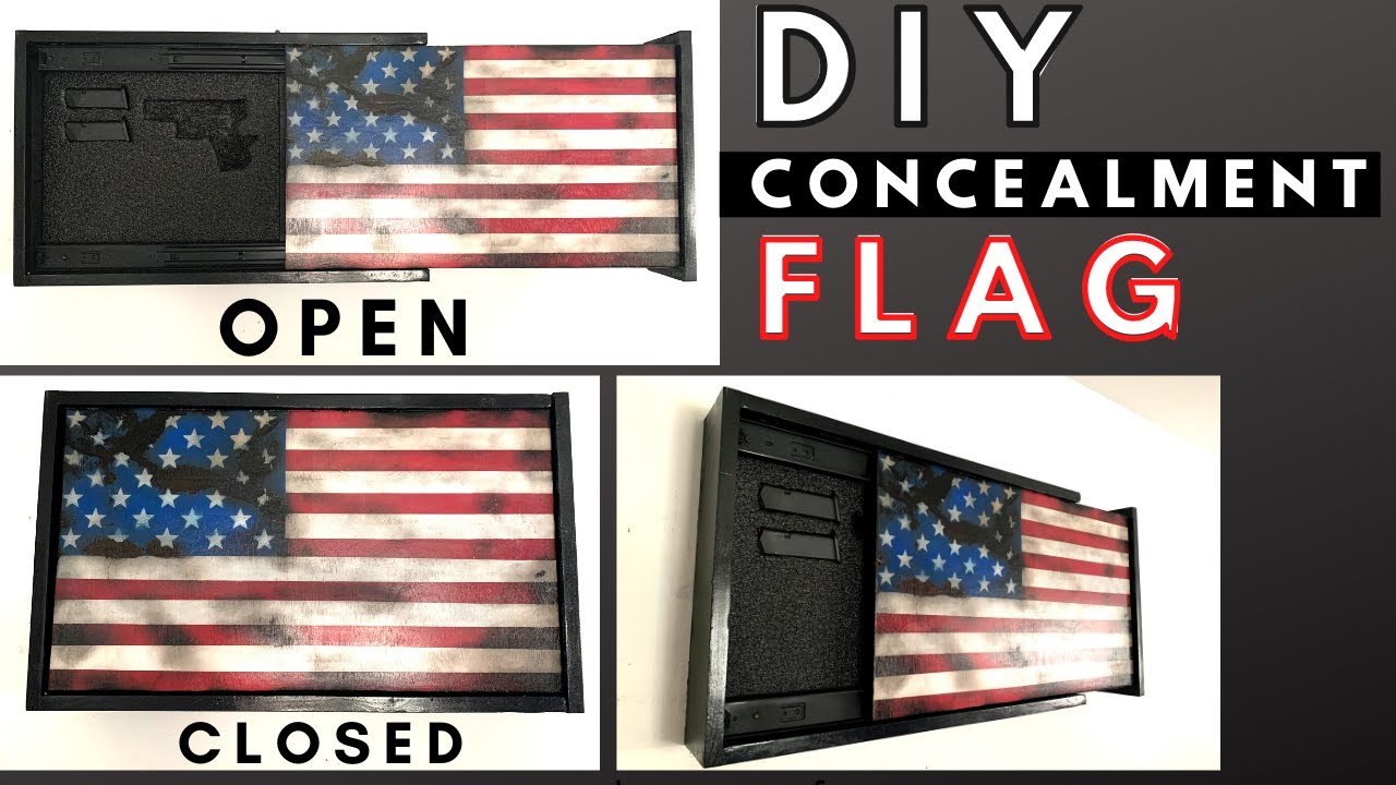Concealment Flag [How to Build a DIY Concealment Flag with HIDDEN lock]