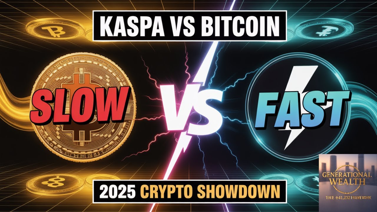 KASPA vs BITCOIN: Is This The Next Bitcoin? 2025 Crypto Showdown