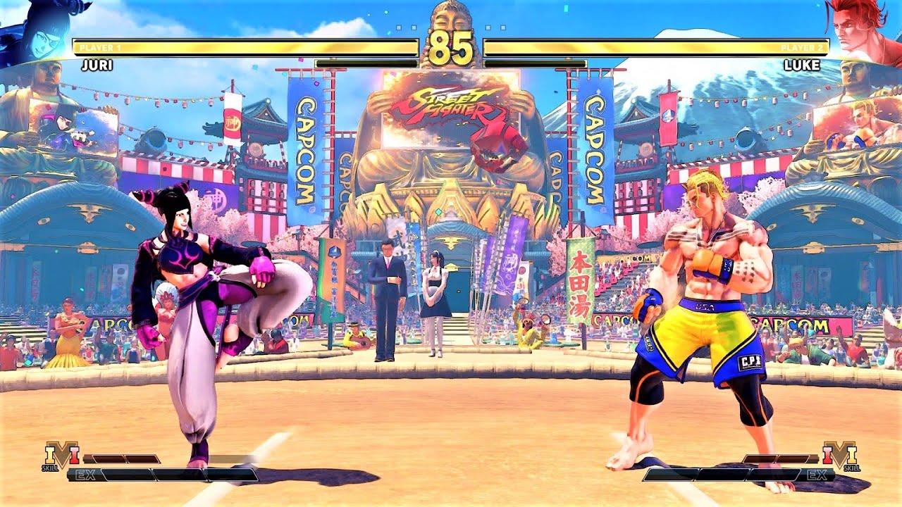 Juri vs Luke (Hardest AI) - Street Fighter V