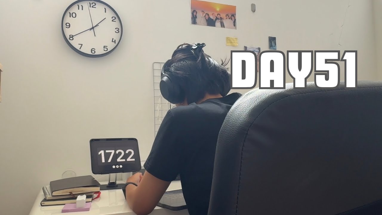 Day 51 of being productive for 1 hour | no BGM