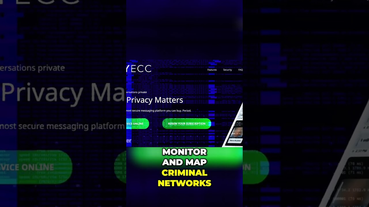 Cracking the Code: Exposing the Criminal Networks of Sky ECC