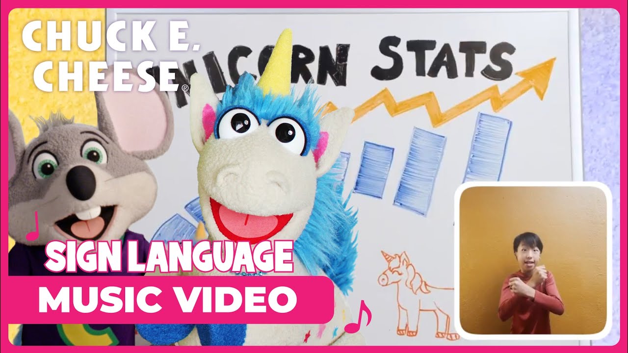 🦄 Unicorn Unicorn! (Sign Language) | ✨ Magical Unicorn Rhymes and Silly Fun 🎉 with Chuck E. Cheese!
