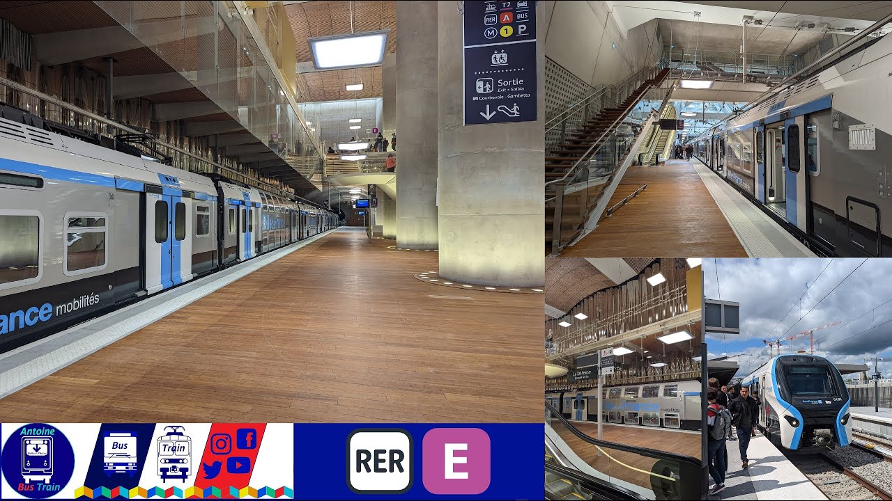 L'inauguration du prolongement du RER E jusqu'à Nanterre.